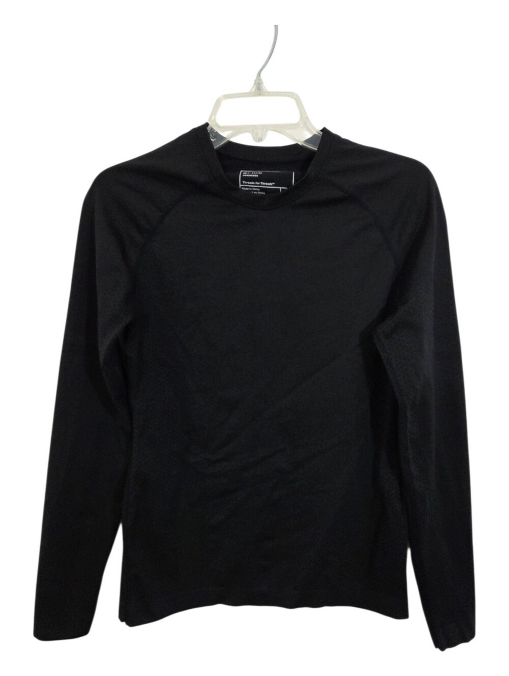 FIGS Scrubs Women's Salta Underscrub Seamless Top Black Medium Scrub Uniform